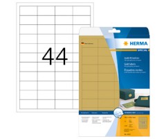 Kuldsed kleebisetiketid Herma - 48.3x25.4mm, 25 lehte